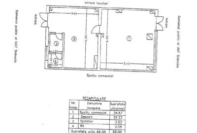 Spațiu comercial, de 78 mp, în Central - 4