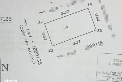 Teren de 750 mp, în Aroneanu - 1