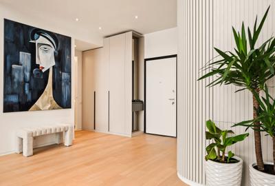 Penthouse cu 5 camere, mobilat în Barbu Văcărescu - 11