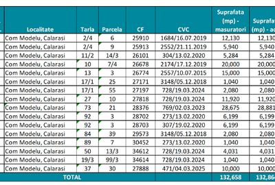 Teren agricol extravilan de 132658 mp, în Modelu - 1