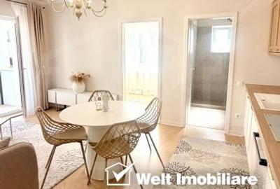 Apartament cu 3 camere semidecomandat, mobilat în Florești