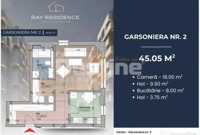 Garsonieră decomandată în Central