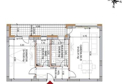 Apartament cu 2 camere în Tractorul - 5
