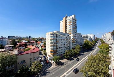 Apartament cu 2 camere semidecomandat, mobilat în Dorobanți