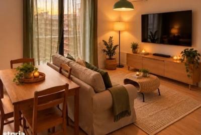 Apartament cu 2 camere decomandat, mobilat în Titan