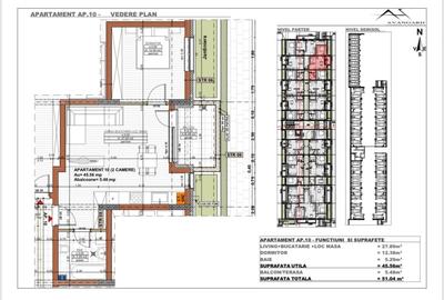 Apartament cu 2 camere în Florești