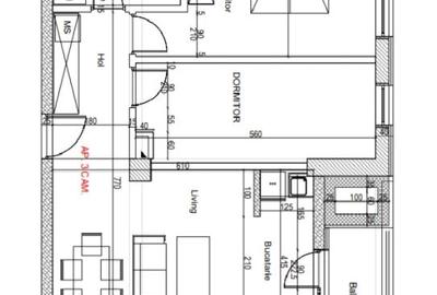 Apartament cu 3 camere semidecomandat în Albert - 1