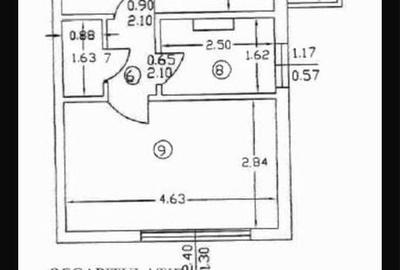 Apartament cu 2 camere semidecomandat în Tătărași