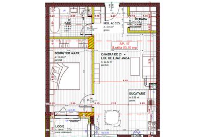 Apartament cu 2 camere semidecomandat în Florești - 7