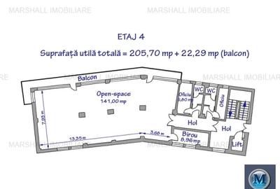 Birou, de 407.30999755859 mp, în Ultracentral - 12