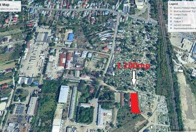 Teren Construcții intravilan de 1100 mp, în Vest