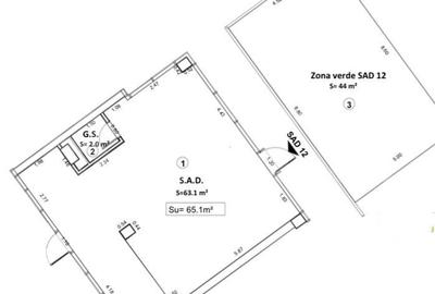 Spațiu comercial, de 65 mp, în Central