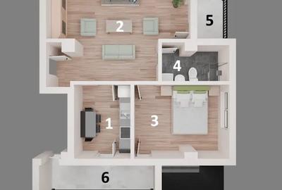 Apartament cu 2 camere în Ultracentral - 4