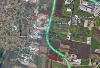 Teren de 6700 mp, în Sântion