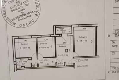 Apartament cu 3 camere decomandat, mobilat în Km 5 - 10