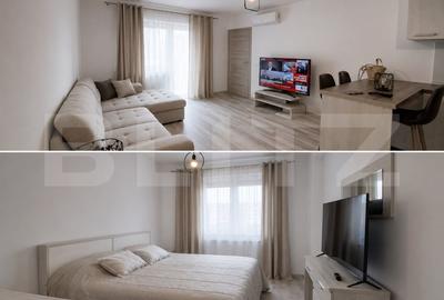 Apartament cu 2 camere decomandat, mobilat în Tractorul - 1
