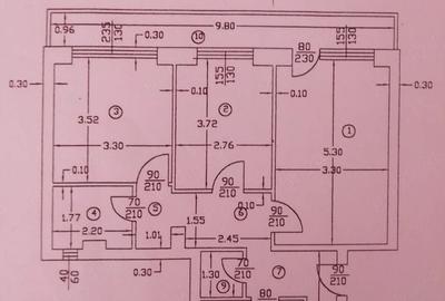 Apartament cu 3 camere decomandat în Costin Georgian