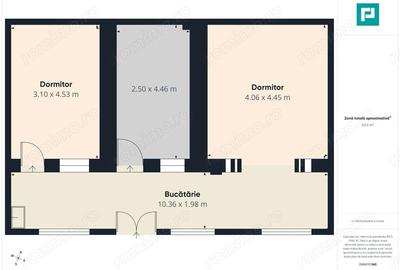 Apartament cu 3 camere în Intim