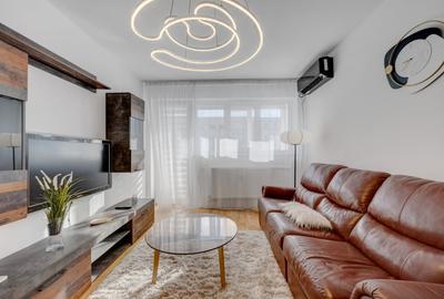 Apartament cu 2 camere semidecomandat, mobilat în Obor