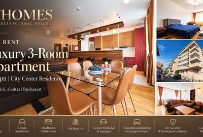 Apartament cu 3 camere, mobilat în Unirii