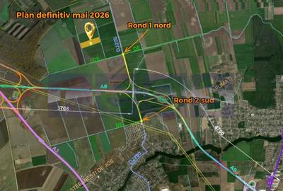 Teren Construcții intravilan de 39997 mp, în Ștefăneștii de Sus - 1