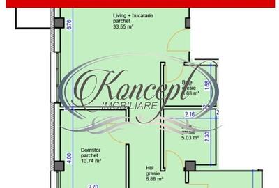 Apartament cu 4 camere semidecomandat în Florești - 11