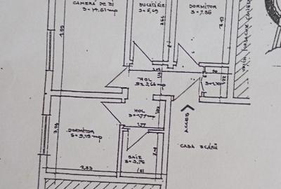 Apartament cu 3 camere decomandat în Central