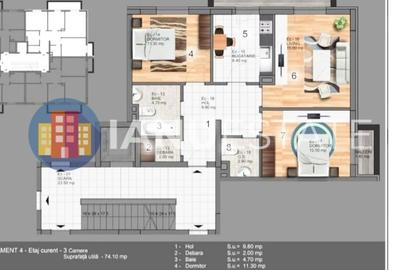 Apartament cu 2 camere decomandat în Fizicienilor - 2