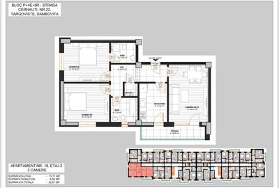 Apartament cu 3 camere în Central - 2