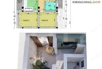 Apartament cu 3 camere semidecomandat în Rediu - 3