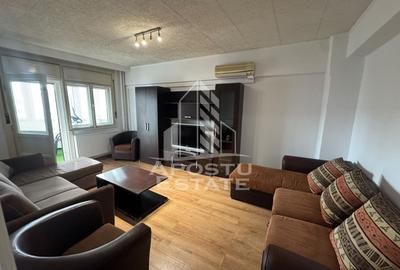 Apartament cu 2 camere decomandat, mobilat în Central