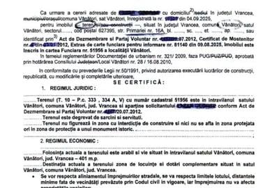 Teren Construcții intravilan de 401 mp, în Vânători - 6