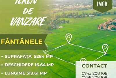 Teren Construcții intravilan de 5284 mp, în 9 Mai
