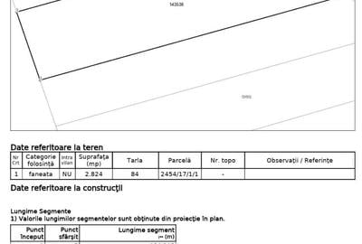 Teren de 2824 mp, în Exterior Vest - 1