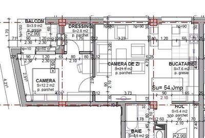 Apartament cu 2 camere semidecomandat, mobilat în Borhanci - 9