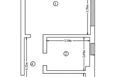 Garsonieră decomandată în Bucium - 1
