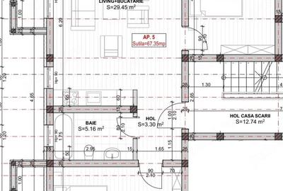 Apartament cu 3 camere decomandat în Est - 17