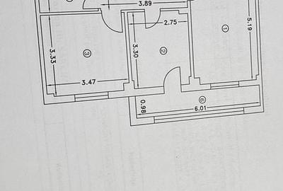 Apartament cu 2 camere decomandat în Poarta 6