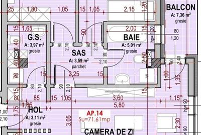 Apartament decomandat în Nord - 1