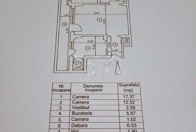 Apartament cu 2 camere semidecomandat, mobilat în Cantemir - 13