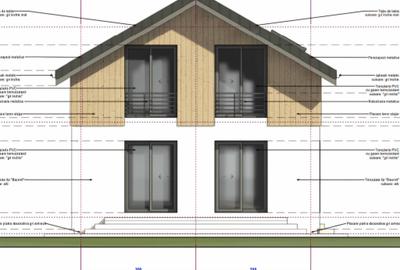 Casă individuală cu 4 camere cu Teren 315 Mp în Nord