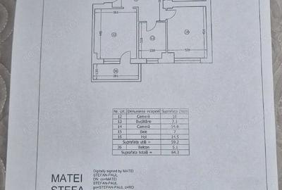 Apartament cu 2 camere decomandat în Unirii