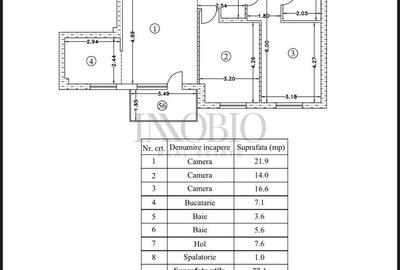 Apartament cu 3 camere în Sisești - 3