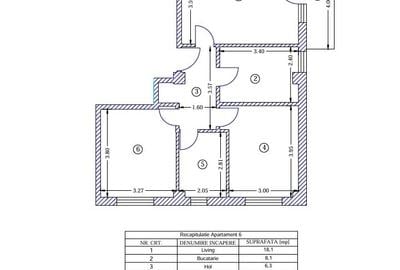 Apartament cu 3 camere decomandat în Nicolina - 4