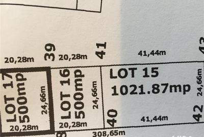 Teren de 2321.74 mp, în Corbeanca