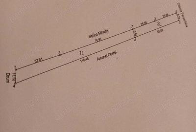 Teren de 1750 mp, în Rădășeni