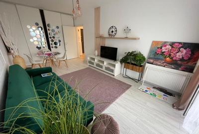 Apartament cu 2 camere decomandat, mobilat în Lacul Morii