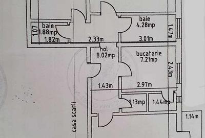 Apartament cu 3 camere decomandat în Câmpineanca - 4