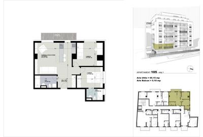 Apartament cu 3 camere semidecomandat în Gheorgheni - 1