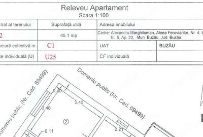 Apartament cu 2 camere decomandat în Micro 5